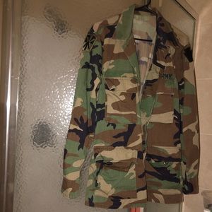 Vintage Camo Army Jacket